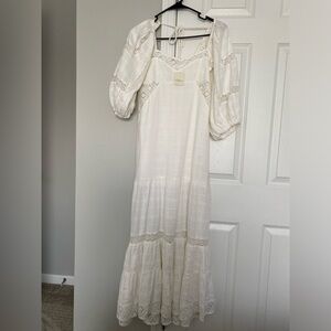 Free people white dress size XS new with tags never been worn